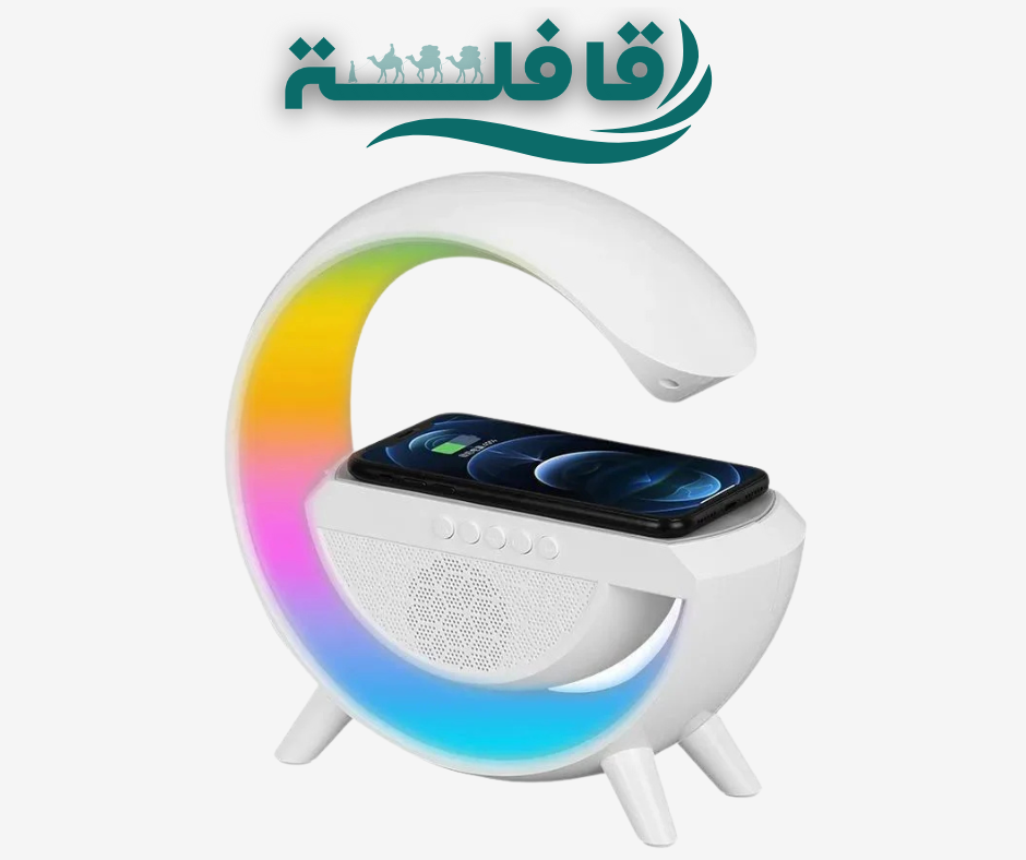 سماعة مع شاحن لاسلكي LED