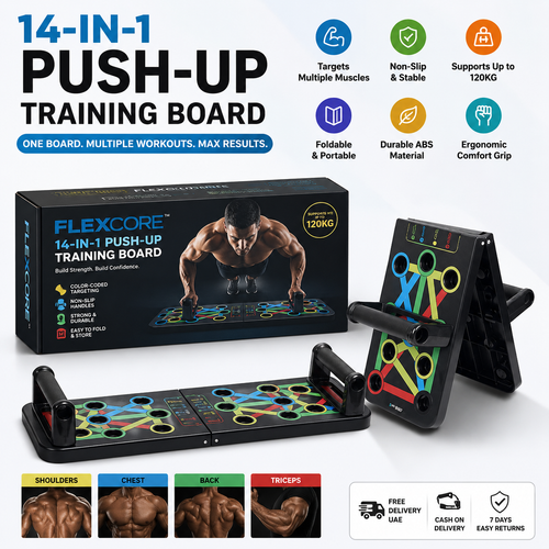 FlexCore™ 14-in-1 Push-Up Training Board