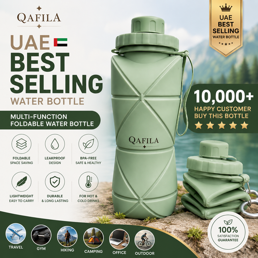 Multi-Function Foldable Water Bottle | Leakproof | BPA-Free | Travel & Outdoor Use
