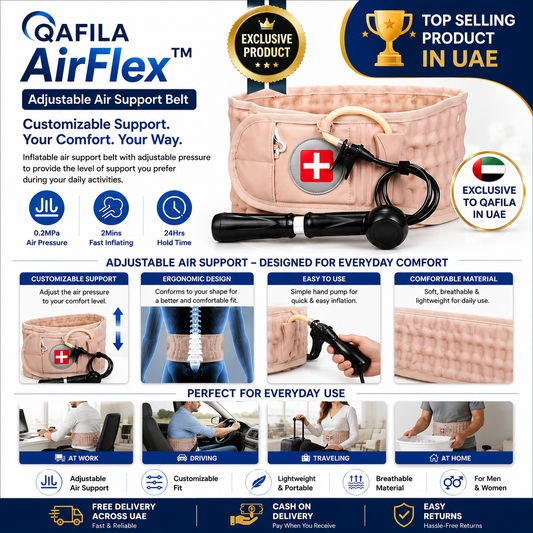 Qafila AirFlex™ Adjustable Air Support Belt