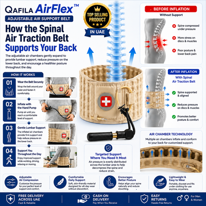 Qafila AirFlex™ Adjustable Air Support Belt